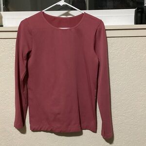 Elegant Pink Long Sleeve Top